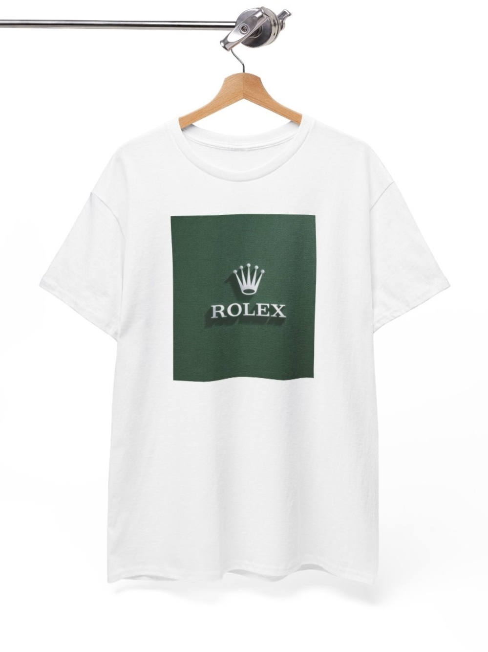 Classic White Crewneck T-Shirt for Men